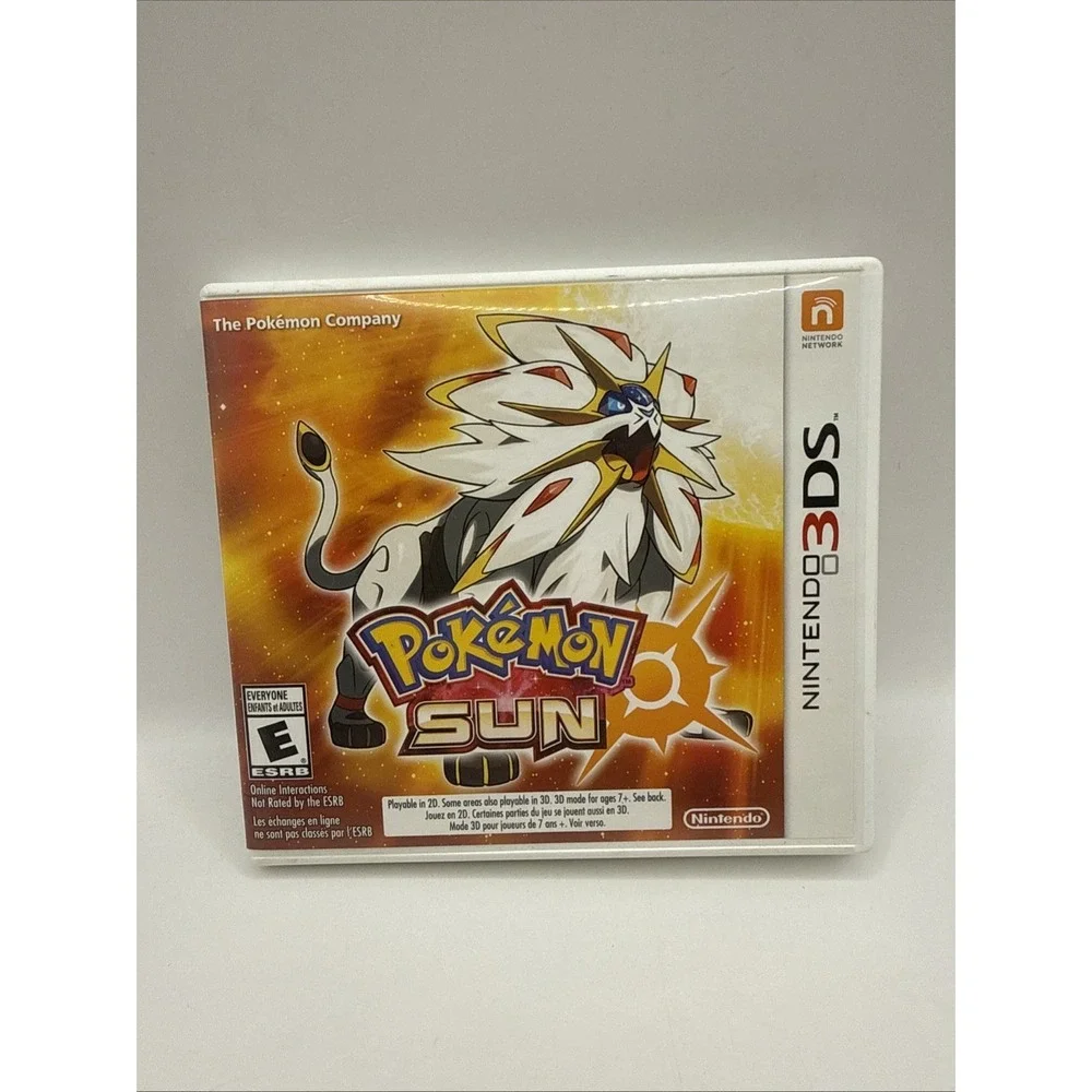 Pokémon Sun (Nintendo 3DS, 2016) No Insert‎ See Photos